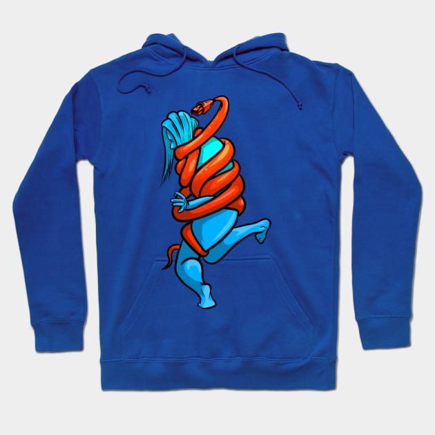 Social Snake Hoodie by corykerr